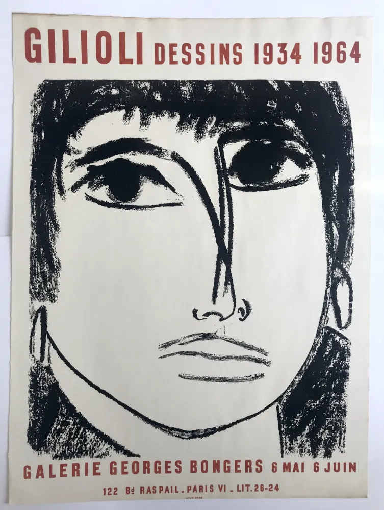 掲示 Gilioli - Galerie Georges Bongers
