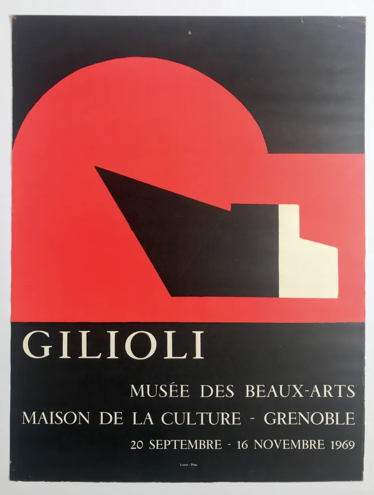リトグラフ Gilioli - Musée des beaux-arts - Maison de la culture de Grenoble