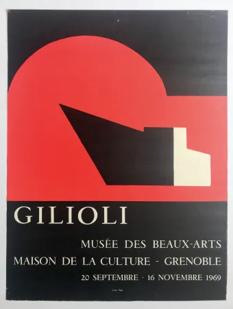 リトグラフ Gilioli - Musée des beaux-arts - Maison de la culture de Grenoble