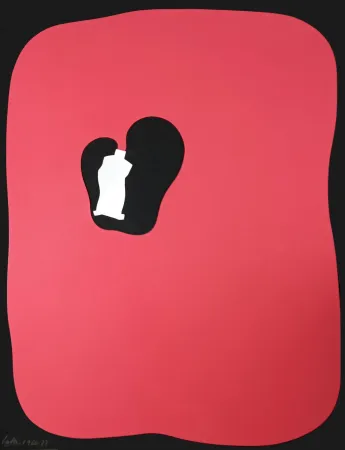 シルクスクリーン Gilli - ' Coulée '