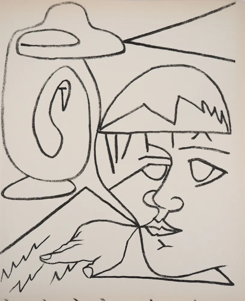 リトグラフ Gilot - La lecture