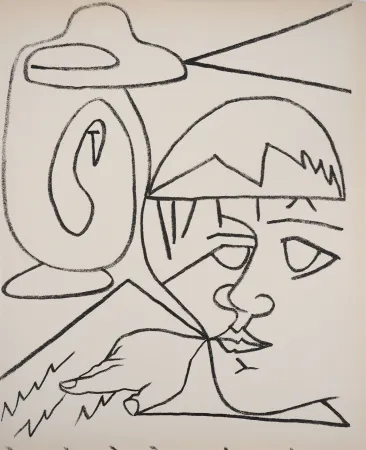 リトグラフ Gilot - La lecture