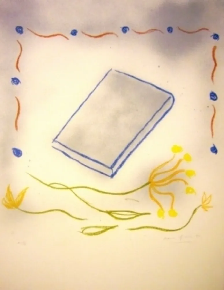 リトグラフ Girona -  Al Fira del llibre d'ocasio 96 