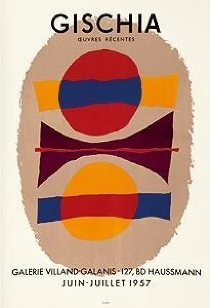 掲示 Gischia - Exposition 1957