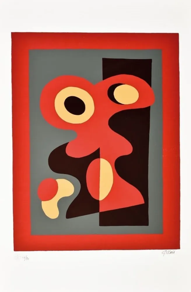 シルクスクリーン Gischia - Senza titolo