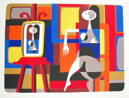 リトグラフ Gischia - Untitled