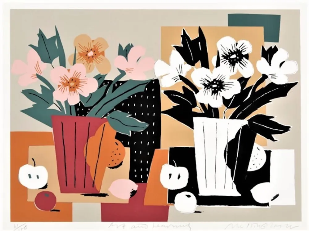 シルクスクリーン Glaser - Art & Learning (for the Guggenheim Museum)