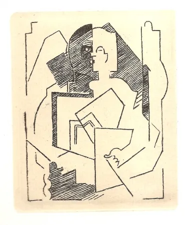彫版 Gleizes - Pascal.  Pensées sur l'homme et Dieu (restrikes of 22 etchings) 