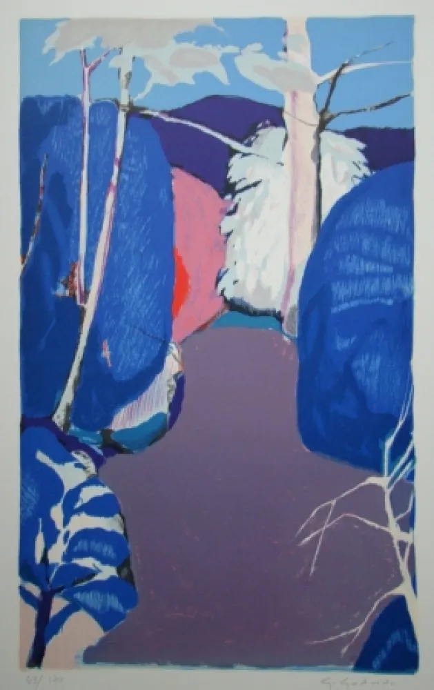 リトグラフ Godard - La clairière