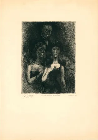 彫版 Goerg - La naissance d'un sentiment