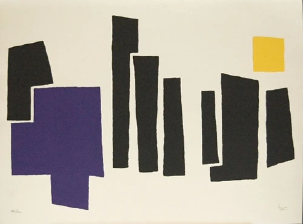 シルクスクリーン Goeritz  - Bloques 