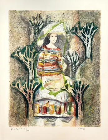 リトグラフ Goezu - Boulevard Montparnasse