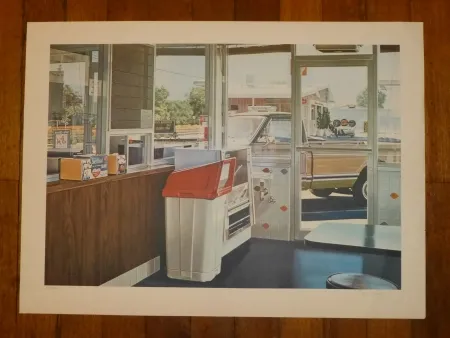 リトグラフ Goings - Coffe shop 