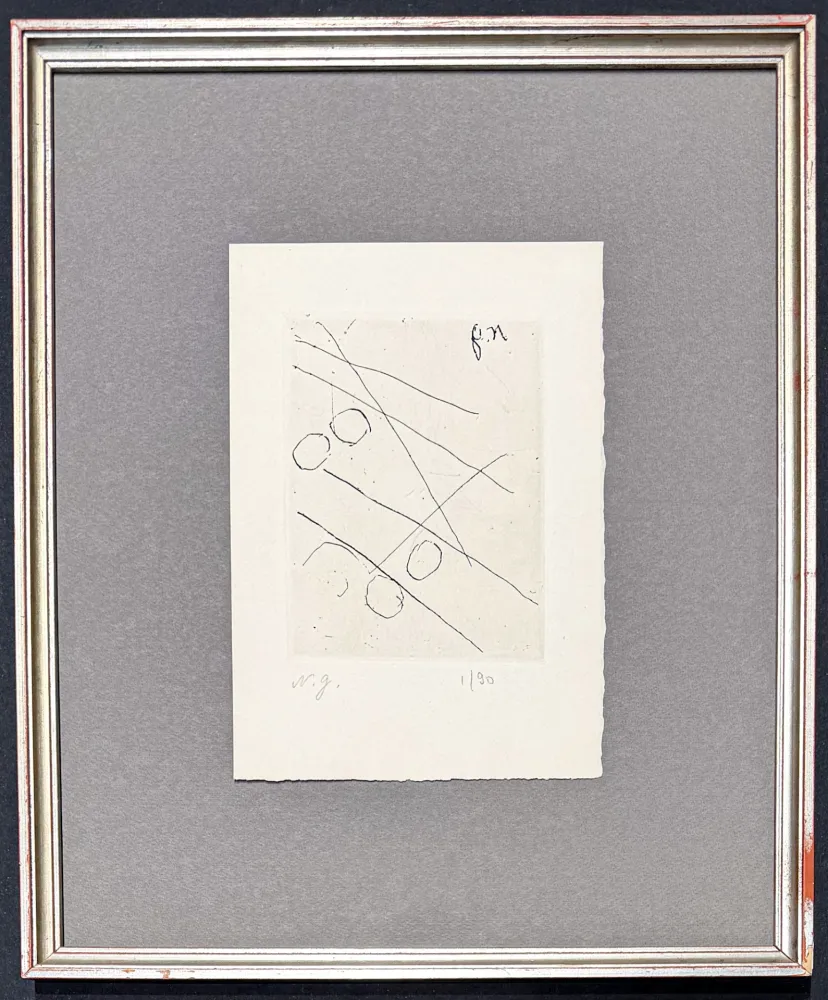 彫版 Goncharova - Natalia Goncharova (1881–1962) - etching on paper - 1965