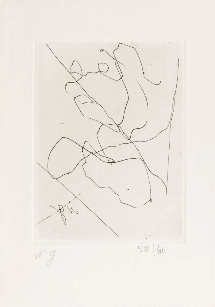 エッチング Goncharova - Senza titolo