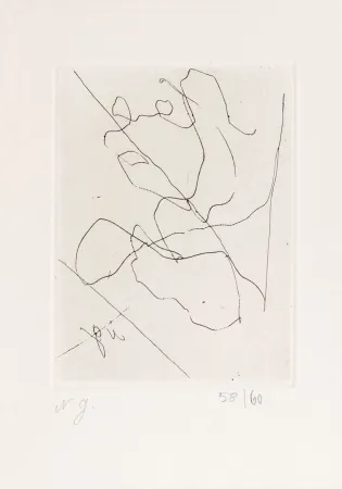 エッチング Goncharova - Senza titolo