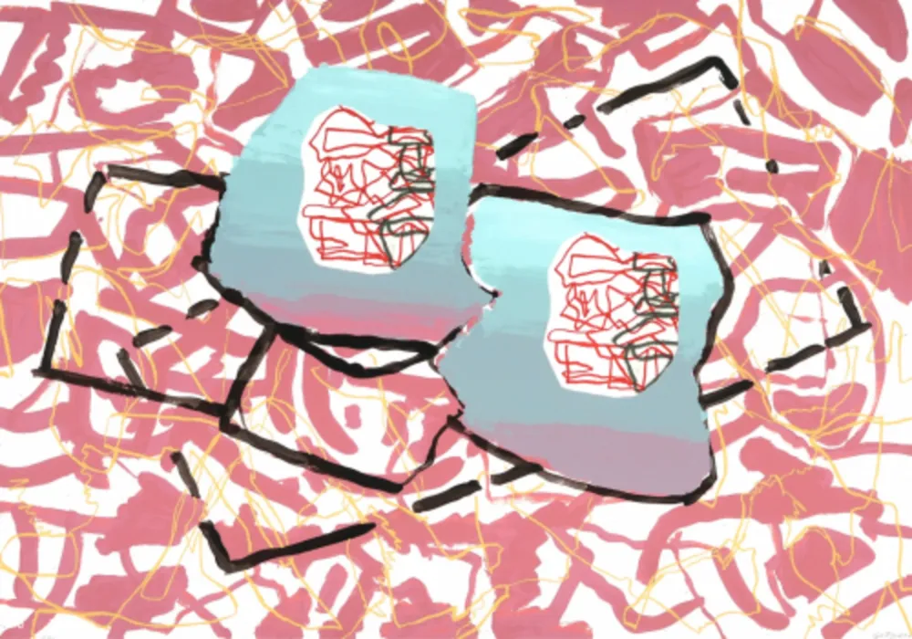 シルクスクリーン Gordillo - Espejismo