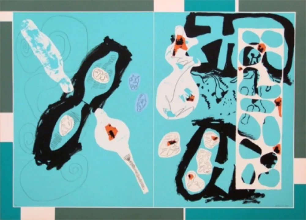 シルクスクリーン Gordillo - Sin título