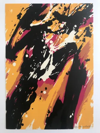 シルクスクリーン Gosselin - Signe d'Africaine