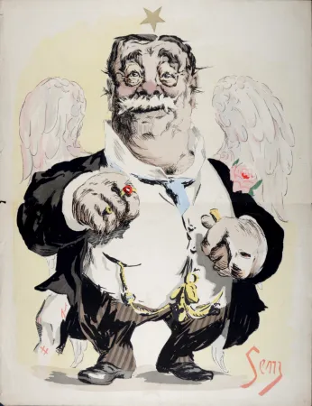 リトグラフ Goursat - Caricature, c. 1890-1920