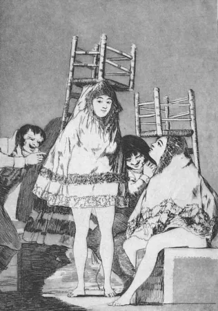 エッチングと　アクチアント Goya - Ya tienen asiento