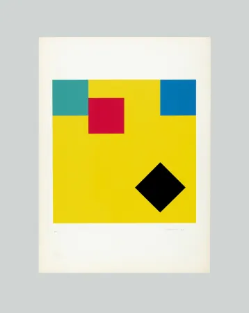 シルクスクリーン Graeser - Translokation