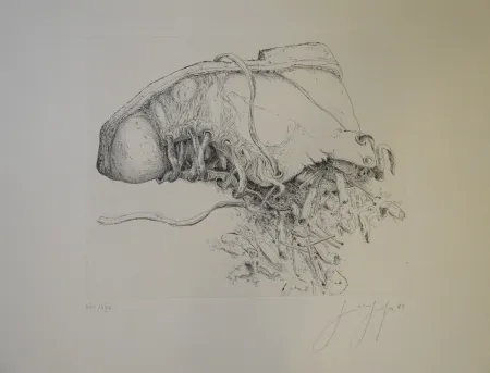 彫版 Grass - (Kippen und Schuh)