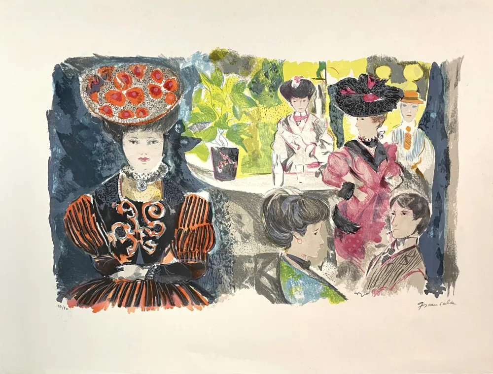 リトグラフ Grau Sala - Le petit ami