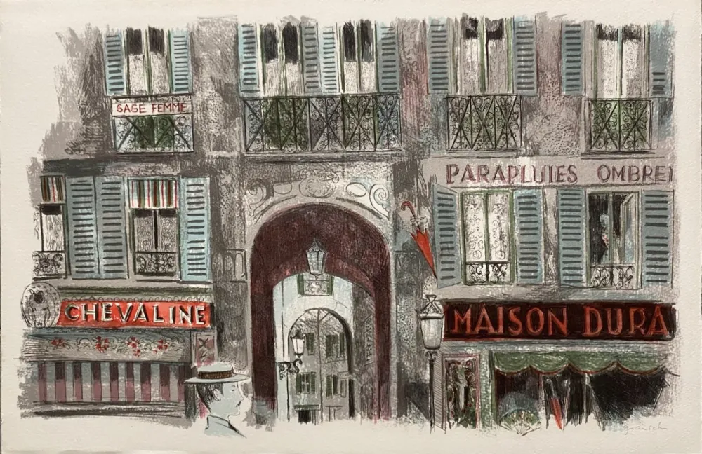 リトグラフ Grau Sala - Le petit ami