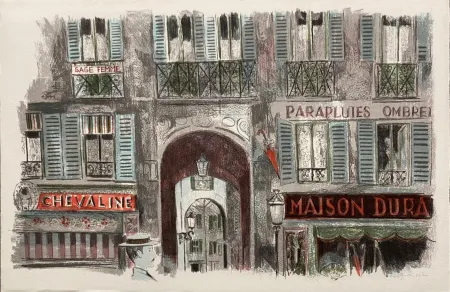 リトグラフ Grau Sala - Le petit ami