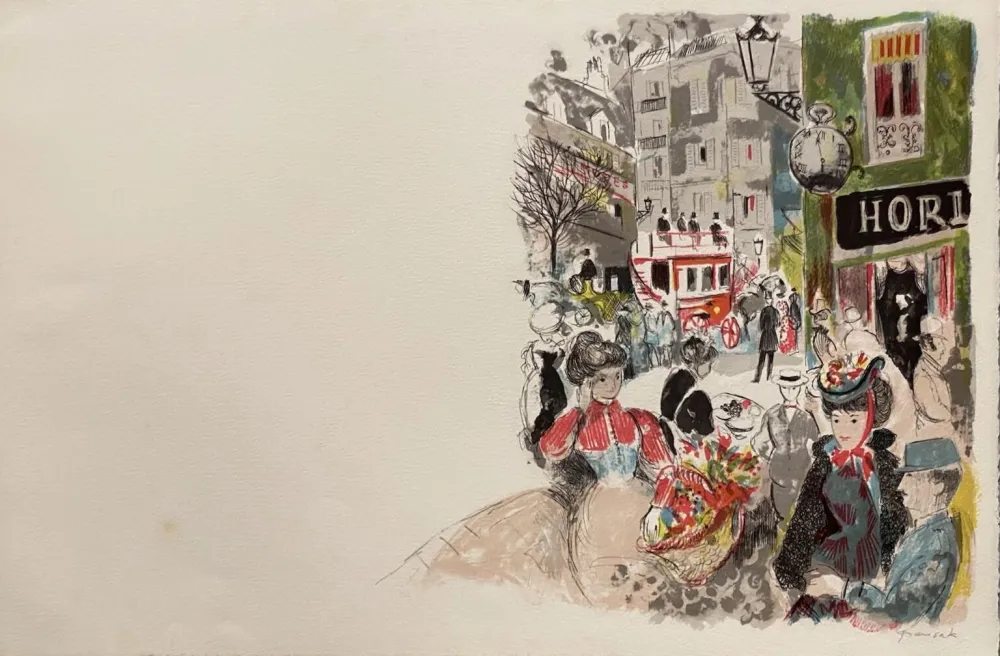 リトグラフ Grau Sala - Le petit ami