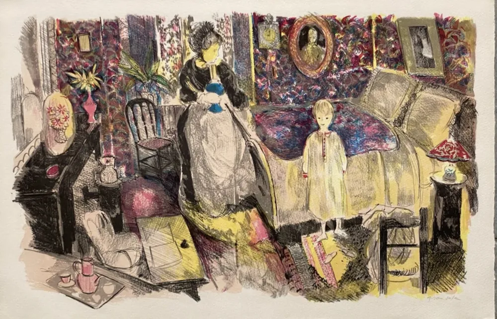 リトグラフ Grau Sala - Le petit ami