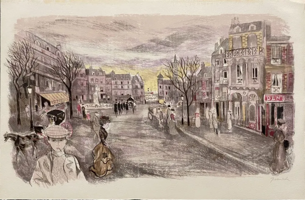 リトグラフ Grau Sala - Le petit ami