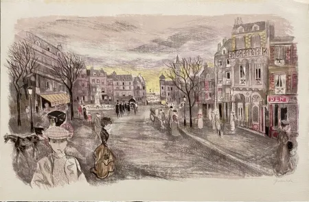 リトグラフ Grau Sala - Le petit ami