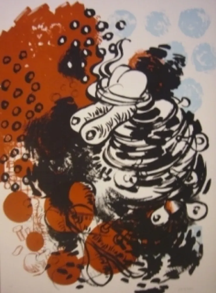 リトグラフ Grau - Sans titre 2