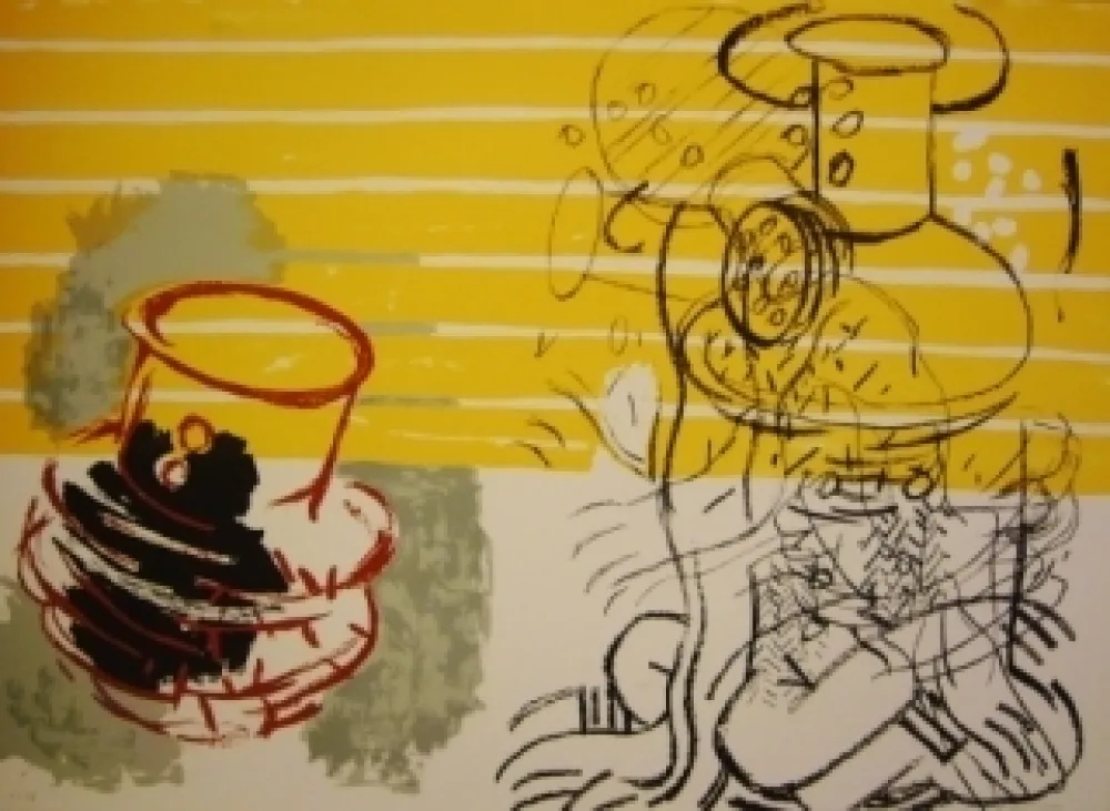 リトグラフ Grau - Sans titre