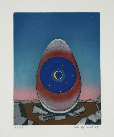 エッチングと　アクチアント Graverol - Les divinités naturelles