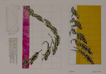 シルクスクリーン Graves - Untitled