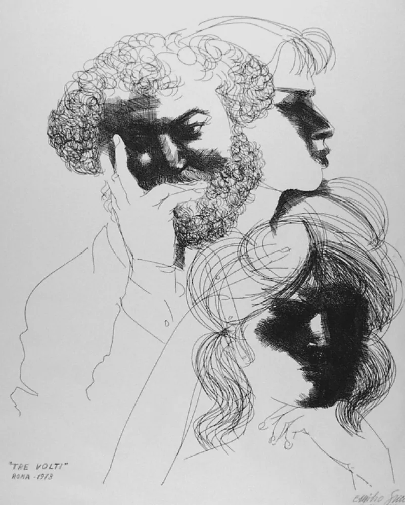 エッチング Greco - Tre volti