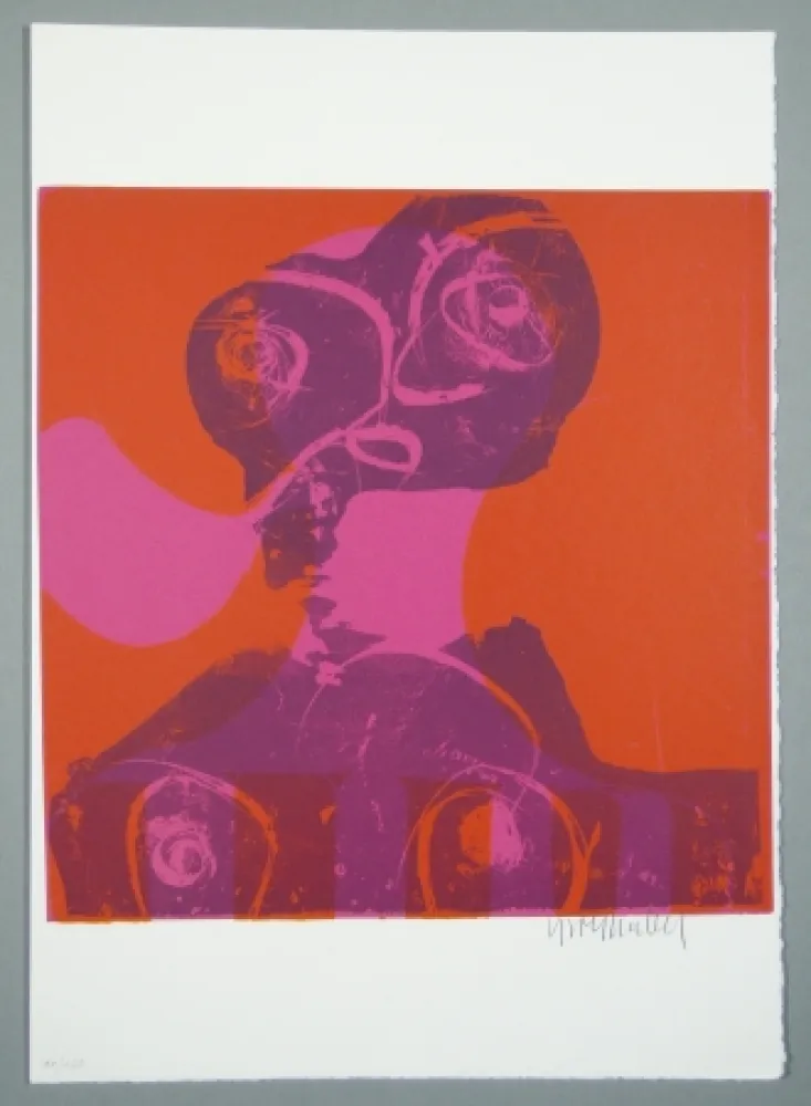 木版 Grieshaber - Myom