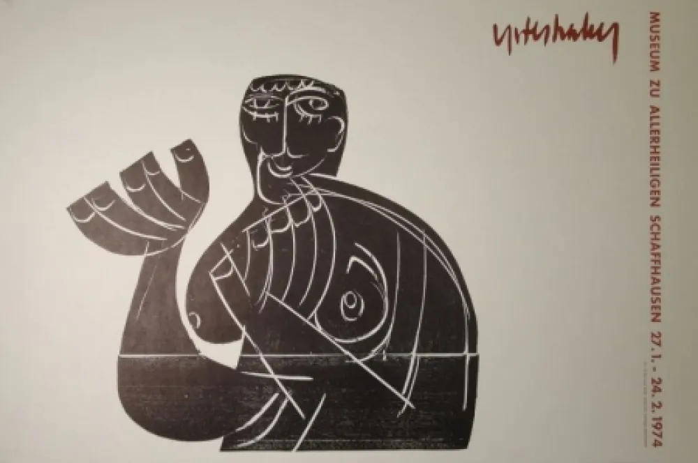 木版 Grieshaber - Vogelfrei II