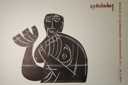 木版 Grieshaber - Vogelfrei II