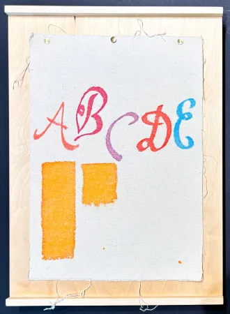 技術的なありません Griffa - Giorgio Griffa (1936) - Acrylic on canvas - 2014