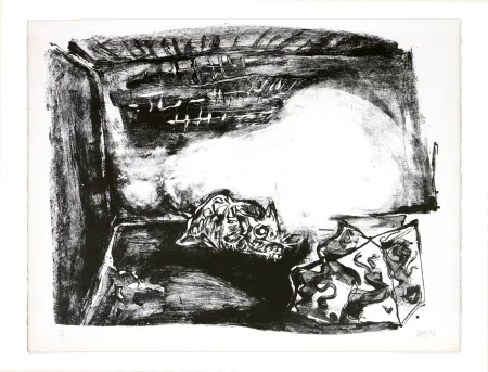 リトグラフ Grinberg - Une autre possibilité (en fumée)