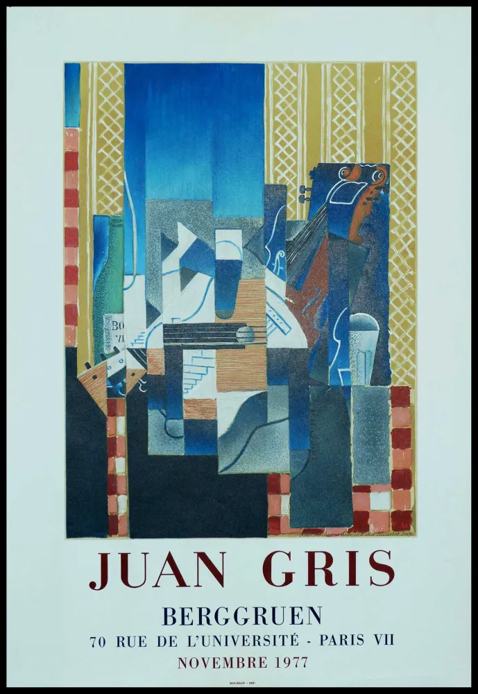 リトグラフ Gris  - JUAN GRIS - BERGGRUEN