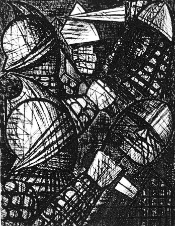 エッチング Gromaire - Le combat