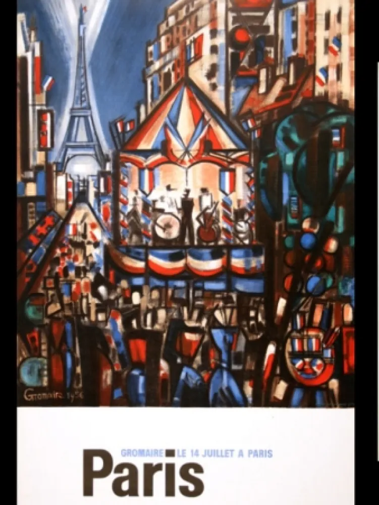 掲示 Gromaire - PARIS 14 JUILLET