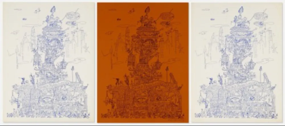 リトグラフ Grooms - City of Chicago exhibition poster