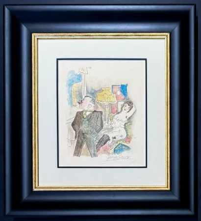 リトグラフ Grosz - George Grosz (1893–1959) - Kraft und Anmut - Color lithograph - 1923
