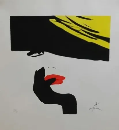 技術的なありません Gruau - Elégante au chapeau